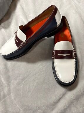 Sebago Tri Tone Leather Loafers Size 11